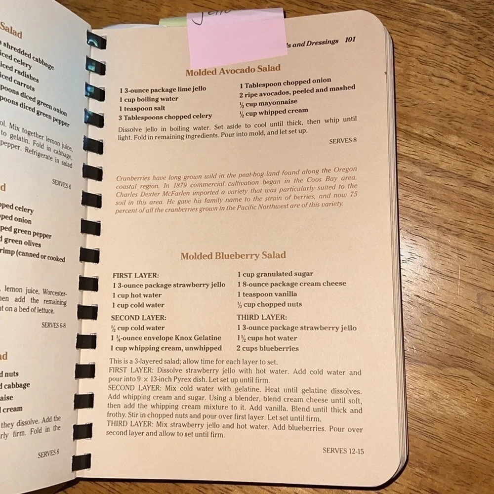 Vintage 1980 Taste of Oregon Spiral Bound First Edition Cookbook